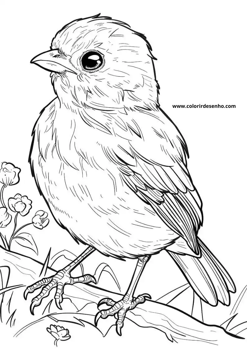 Free Bird Coloring Pages Download 5