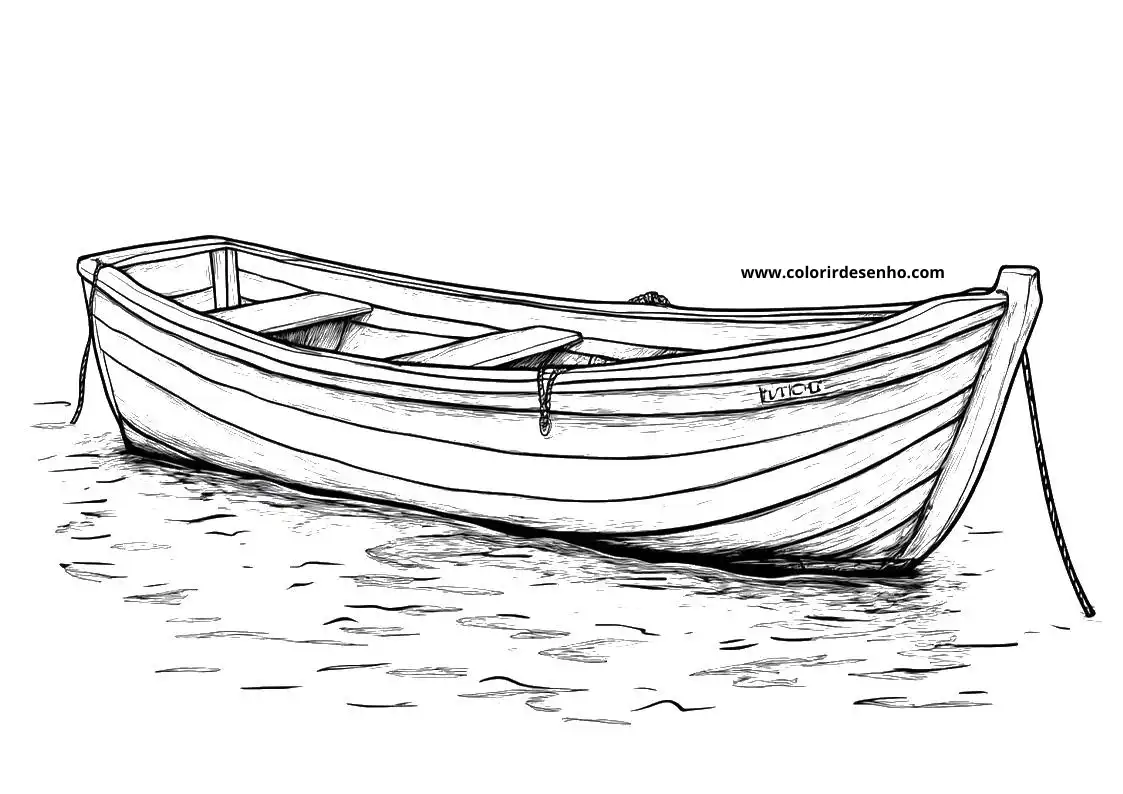 Free Boat Coloring Pages Download 1