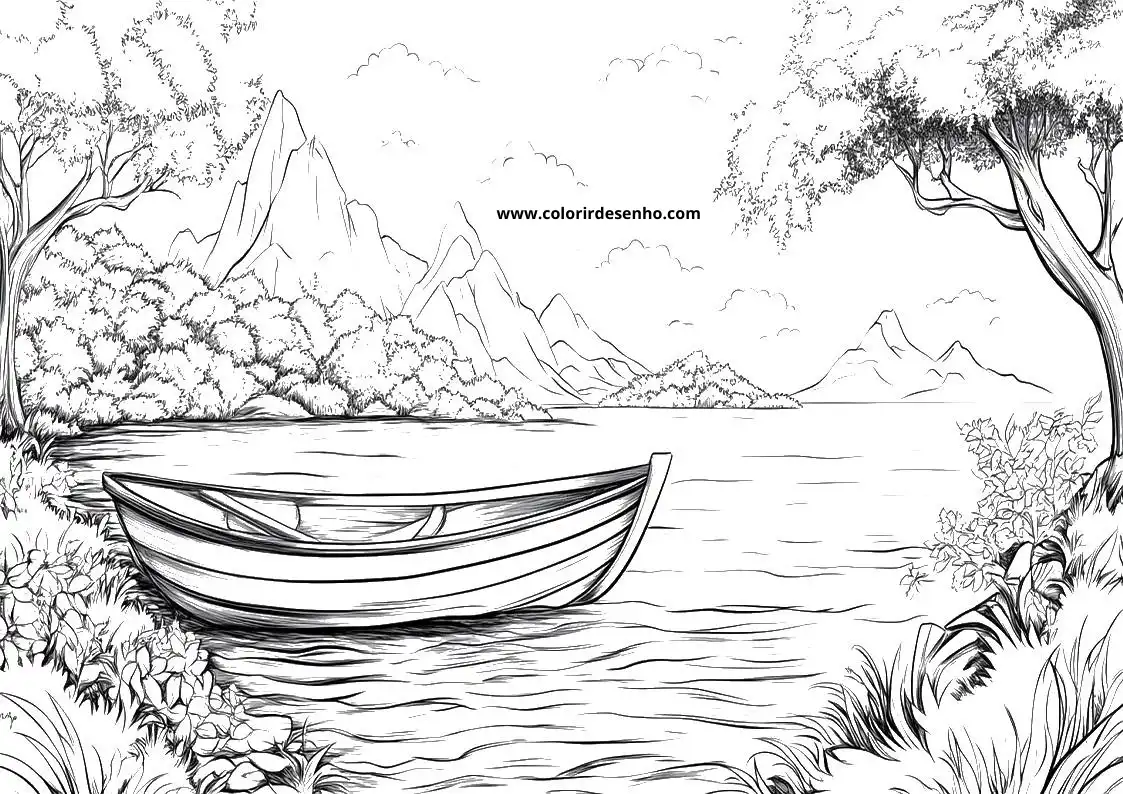 Free Boat Coloring Pages Download 2
