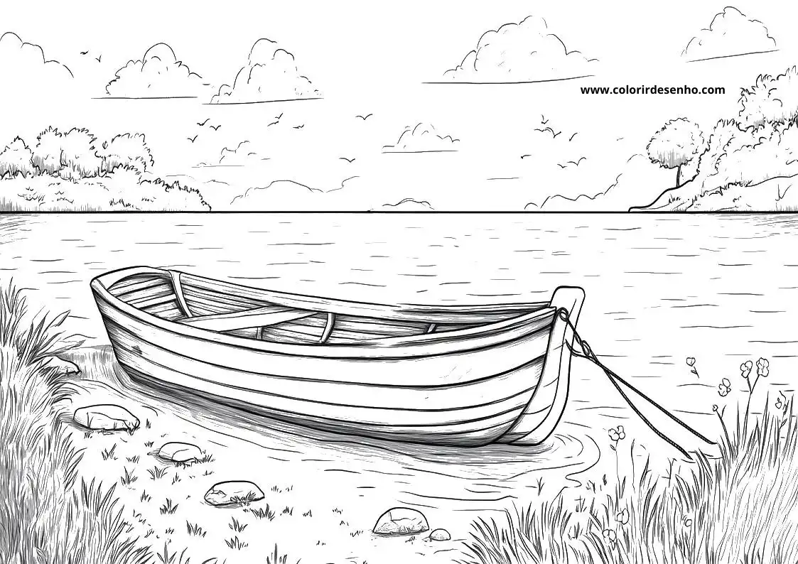Free Boat Coloring Pages Download 3