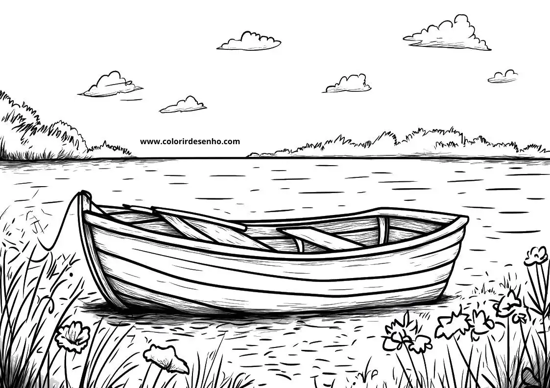 Free Boat Coloring Pages Download 6