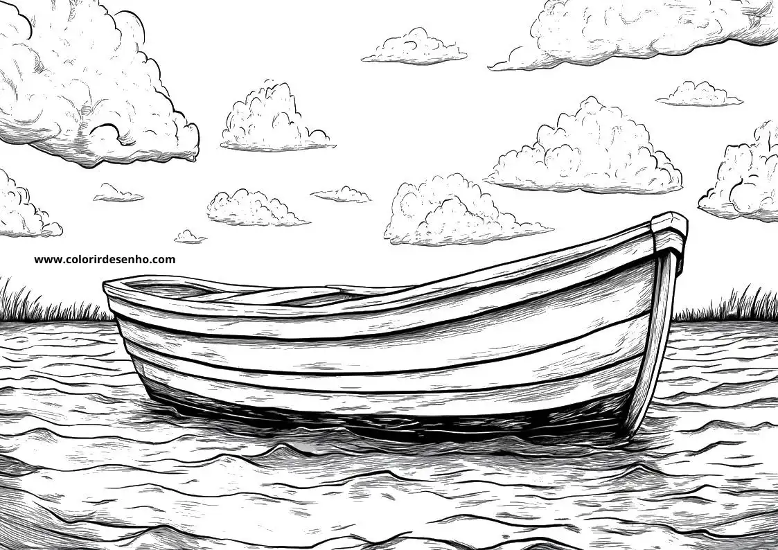 Free Boat Coloring Pages Download 7