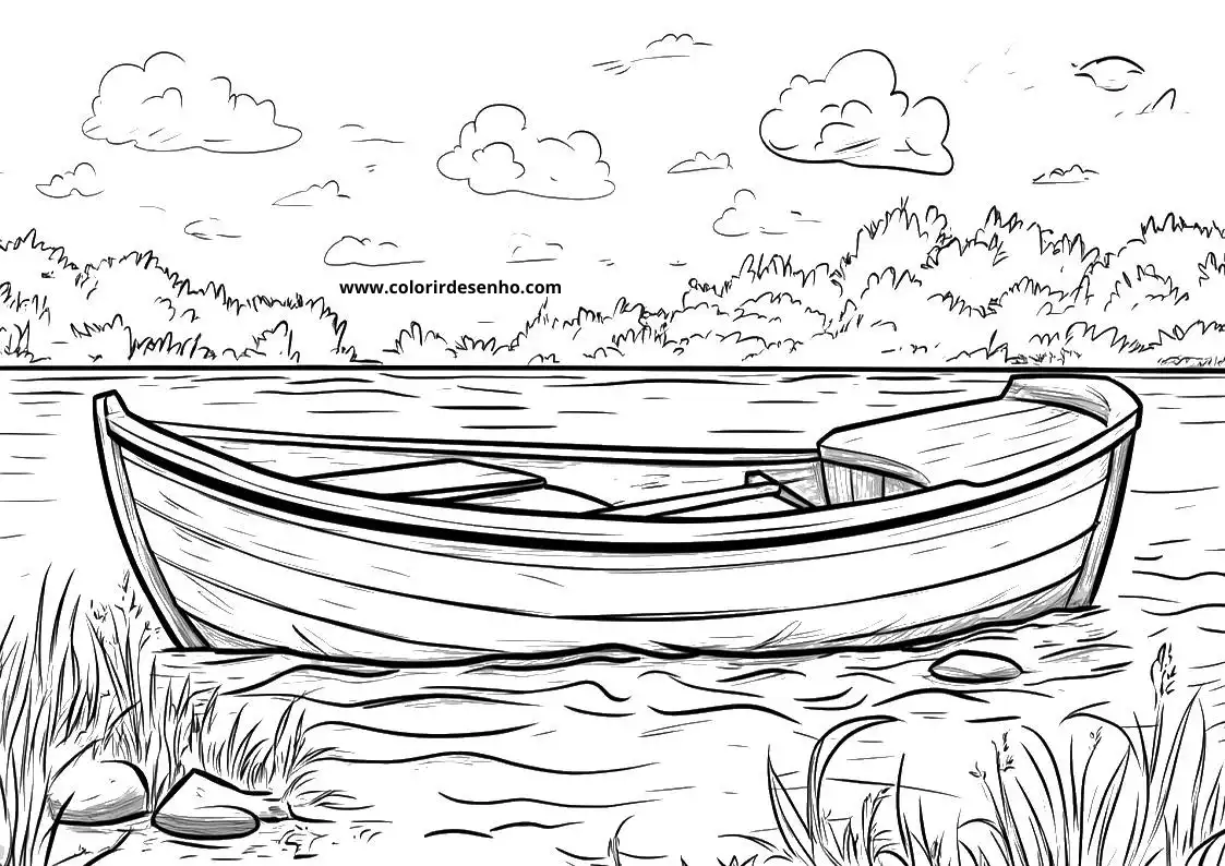 Free Boat Coloring Pages Download 8
