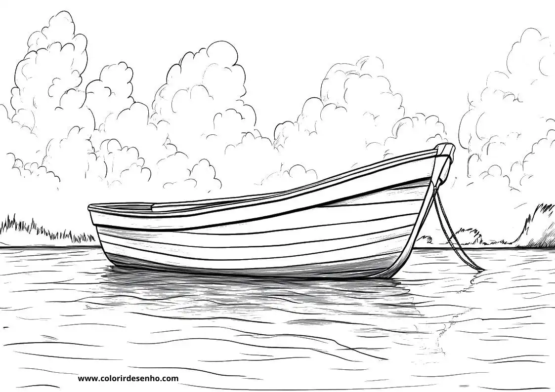 Free Boat Coloring Pages Download 9