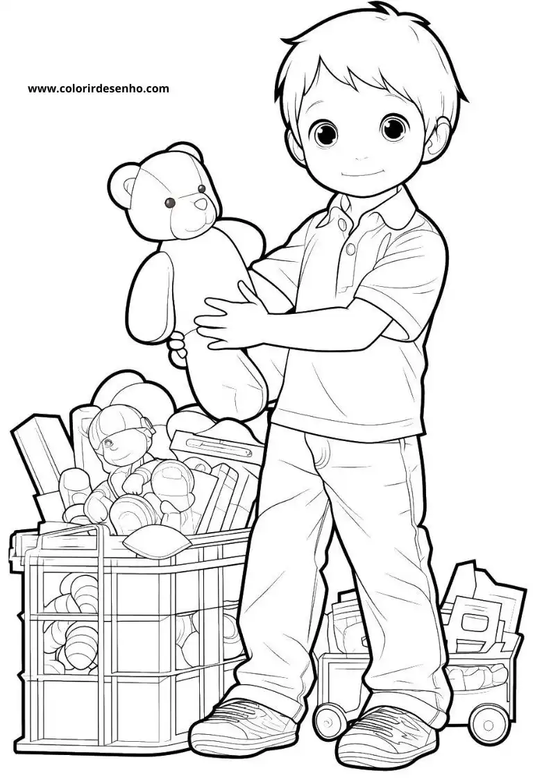 Free Boy Coloring Pages Download 5