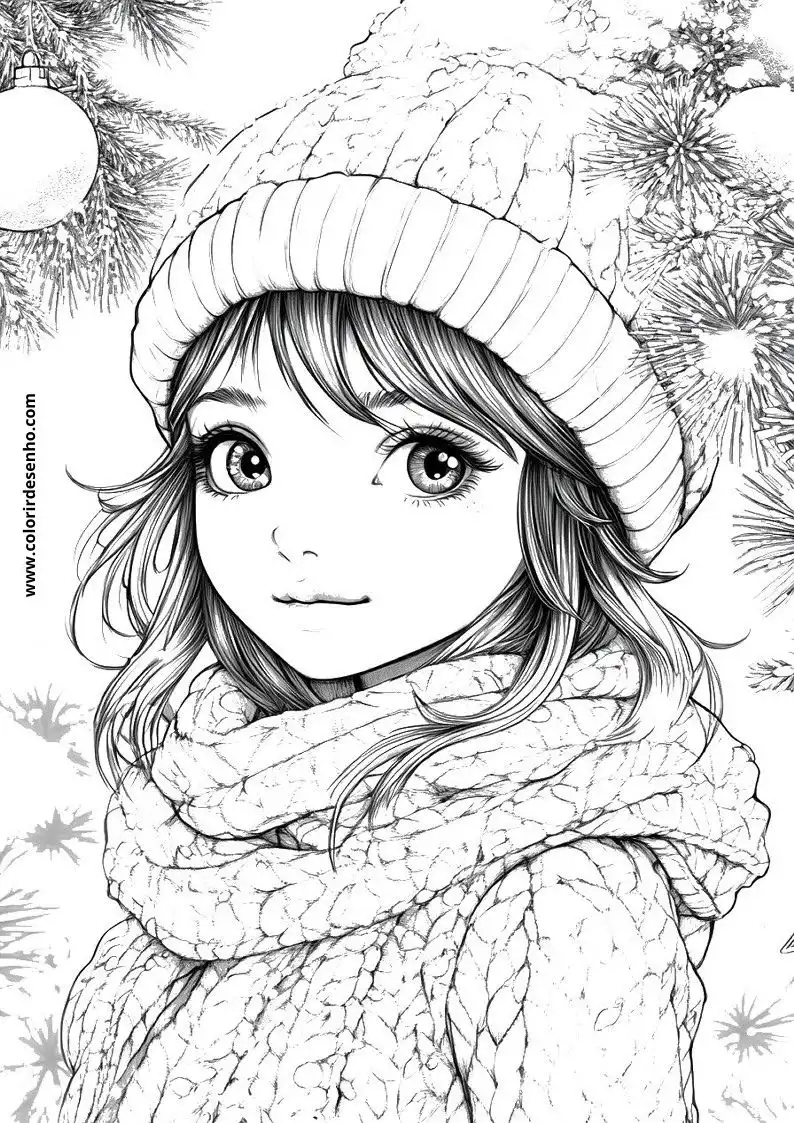 Free Christmas Coloring Pages Download 1