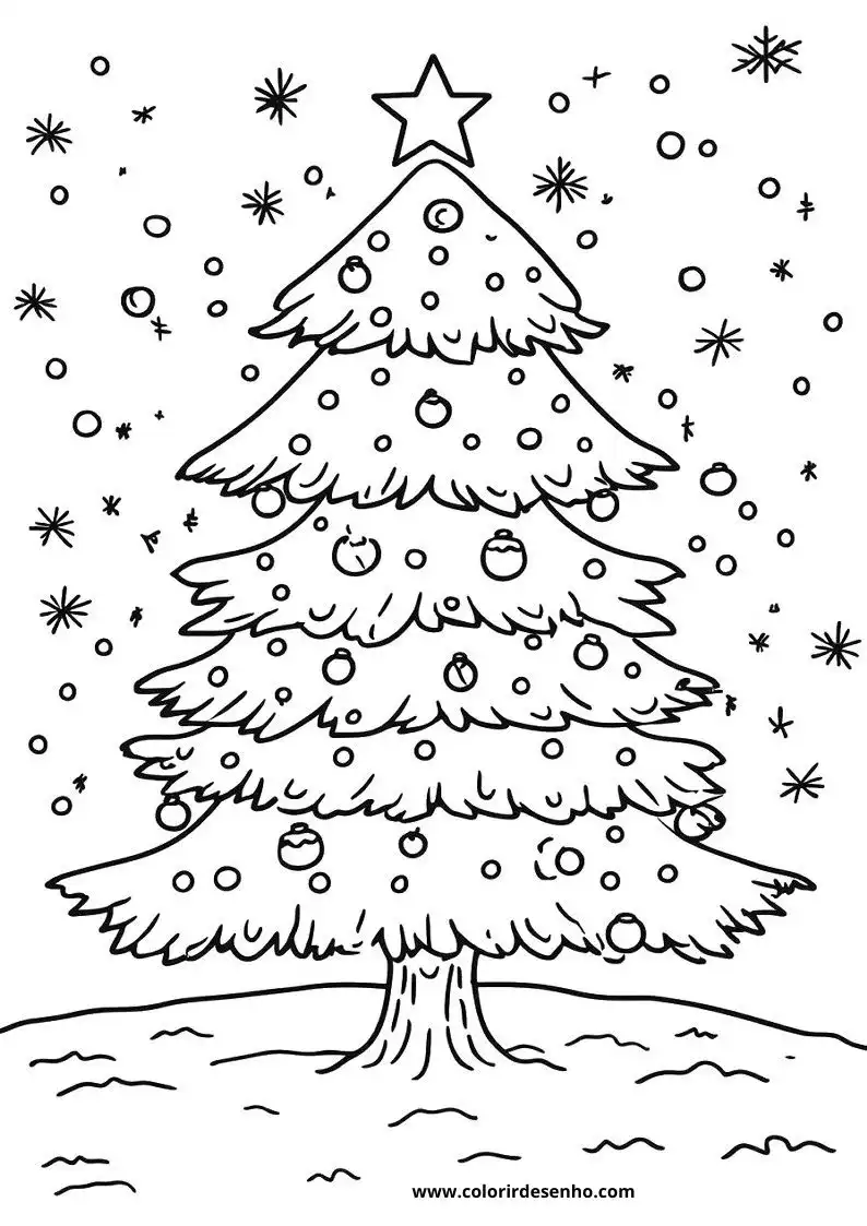 Free Christmas Coloring Pages Download 6