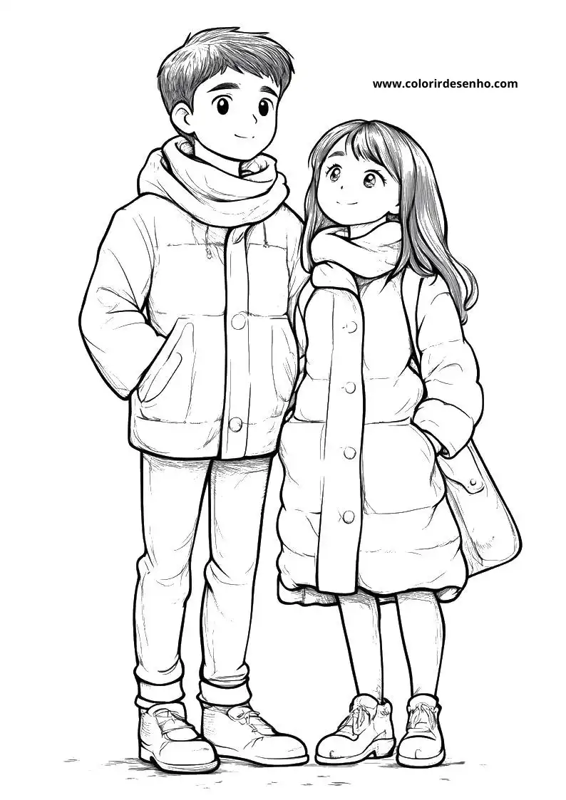 Free Couples Coloring Pages Download 2