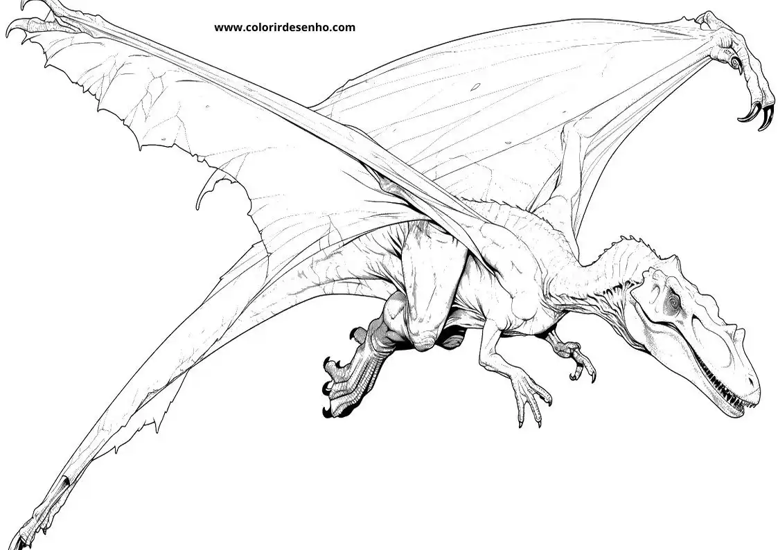 Free Dinosaur Coloring Pages Download 1