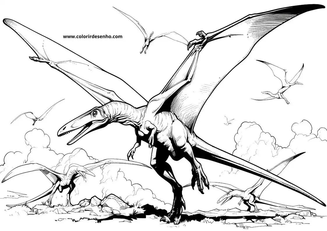 Free Dinosaur Coloring Pages Download 3