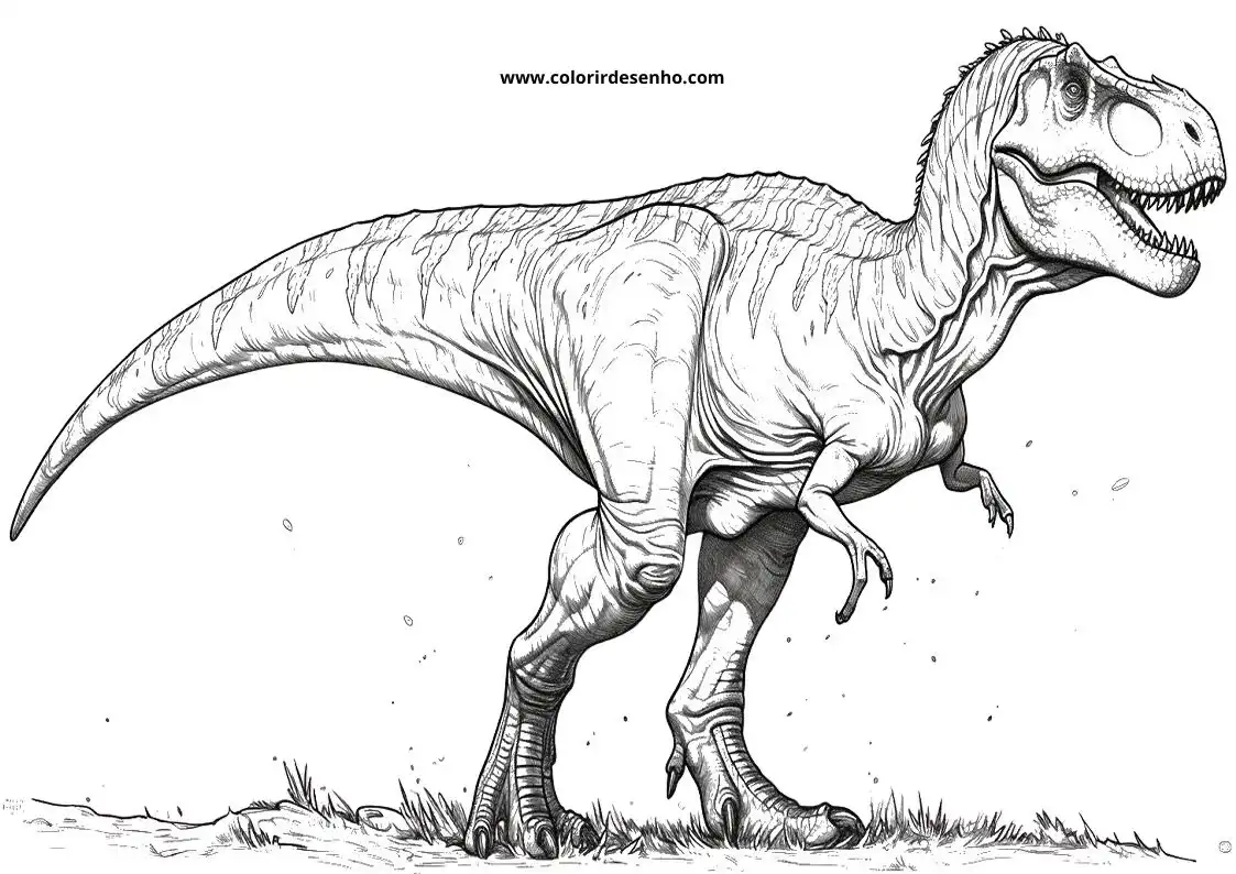 Free Dinosaur Coloring Pages Download 9