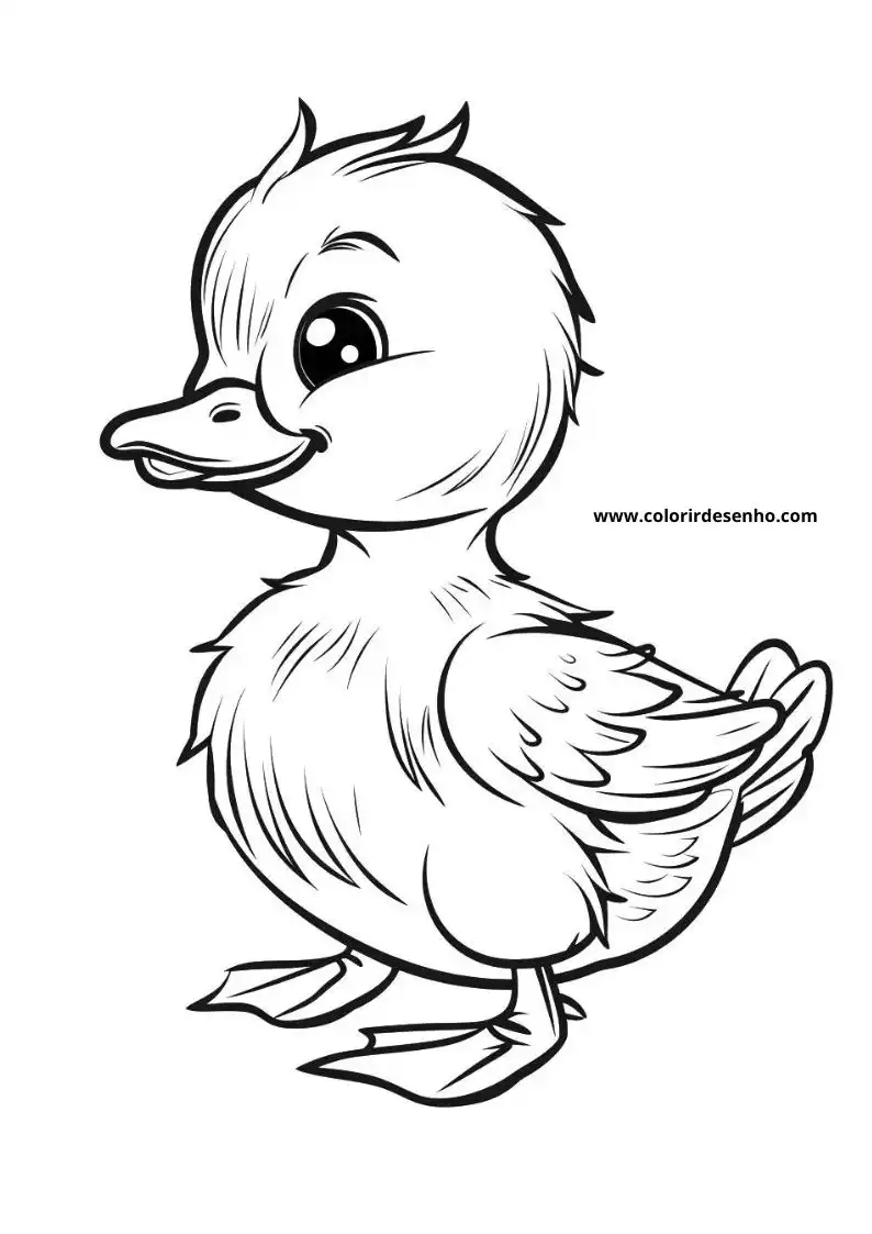 Free Duck Coloring Pages Download 5