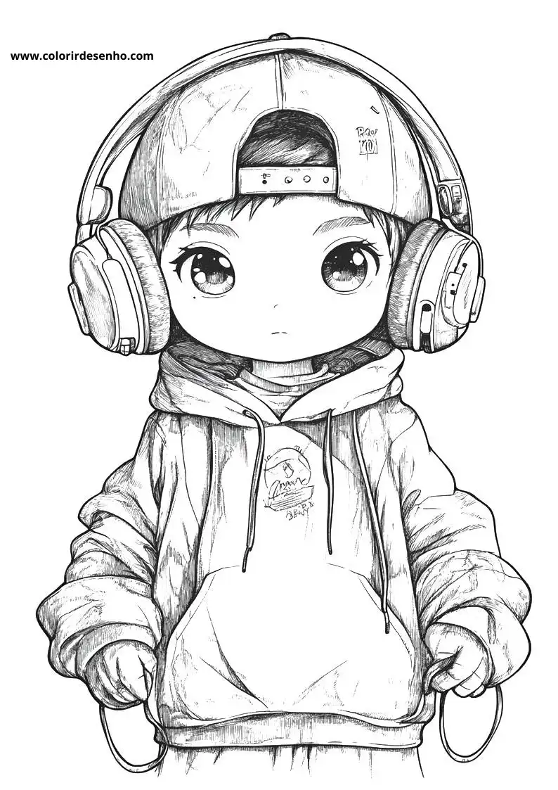 Free Hip Hop Coloring Pages Download 2