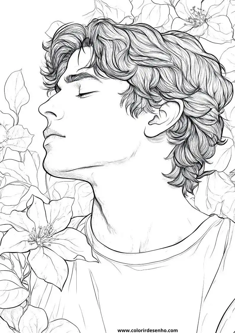 Free Man Coloring Pages Download 5