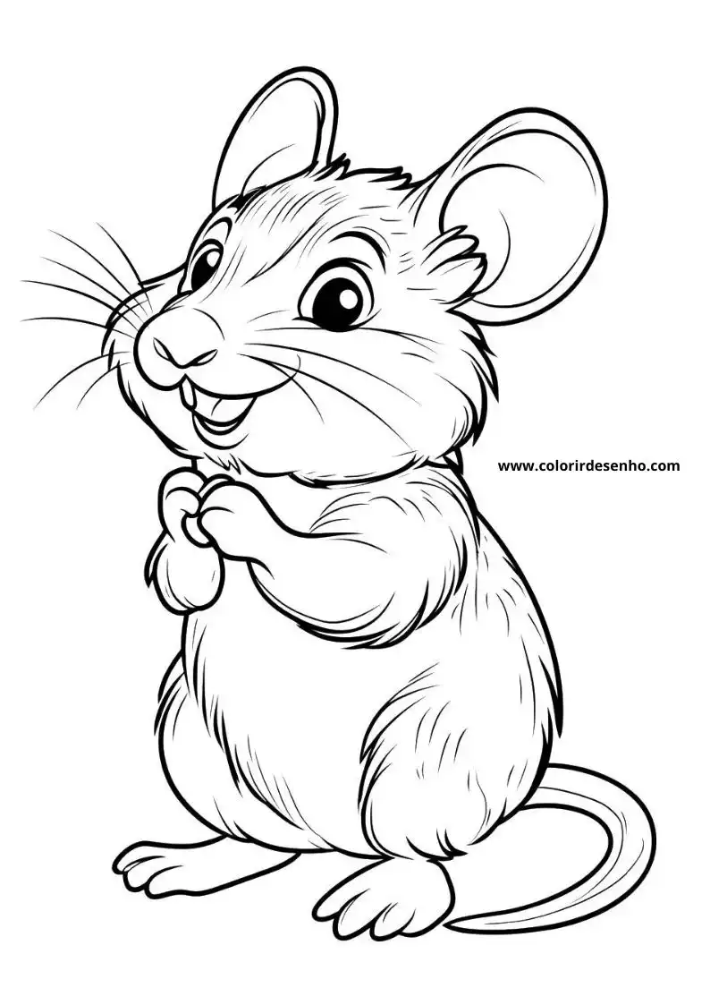Free Mouse Coloring Pages Download 2