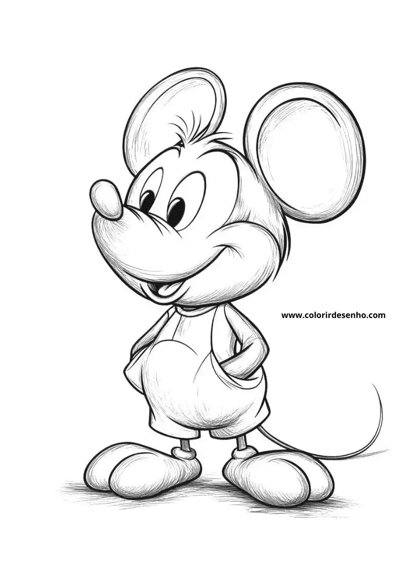 Free Mouse Coloring Pages Download 3