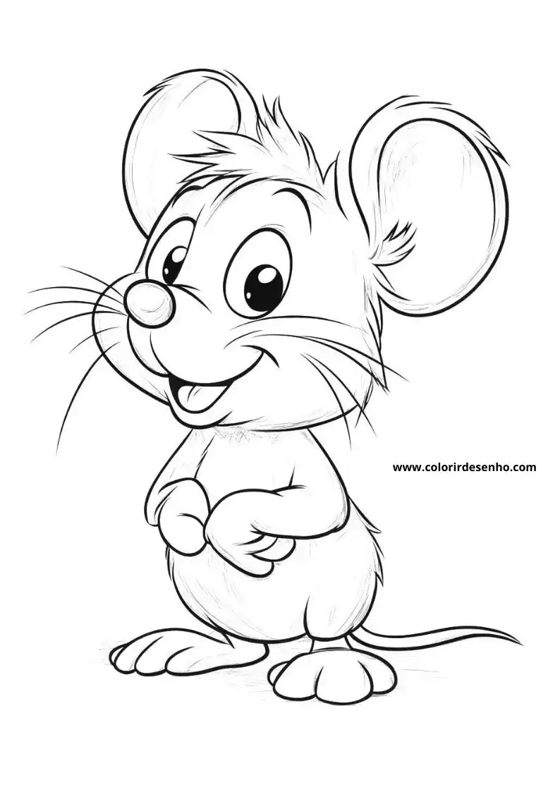 Free Mouse Coloring Pages Download 4