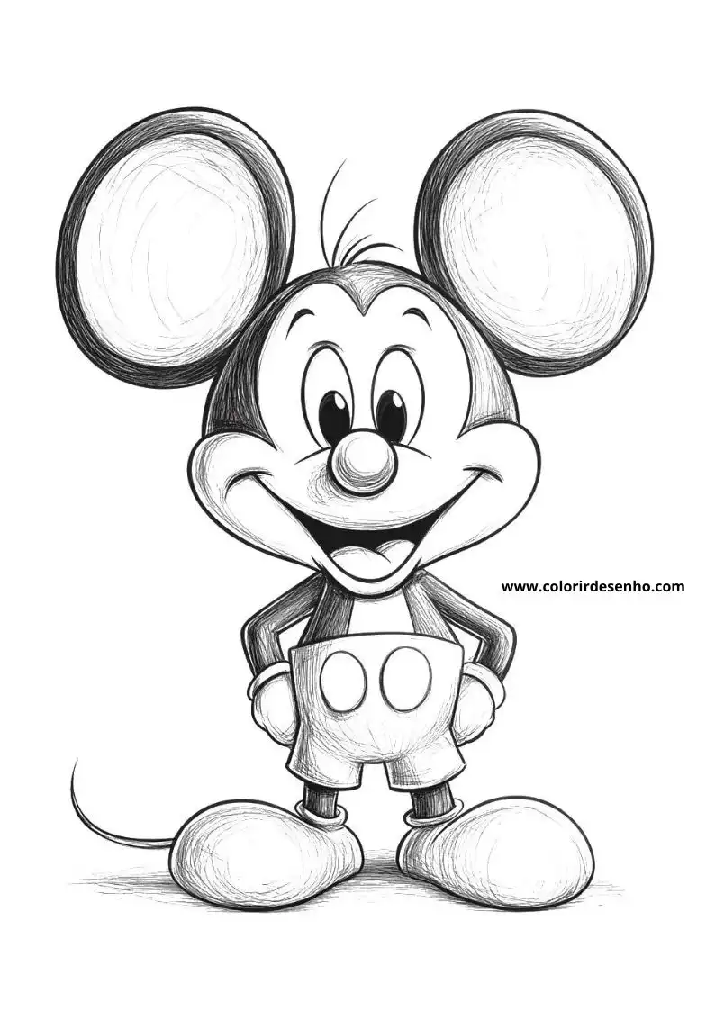 Free Mouse Coloring Pages Download 6