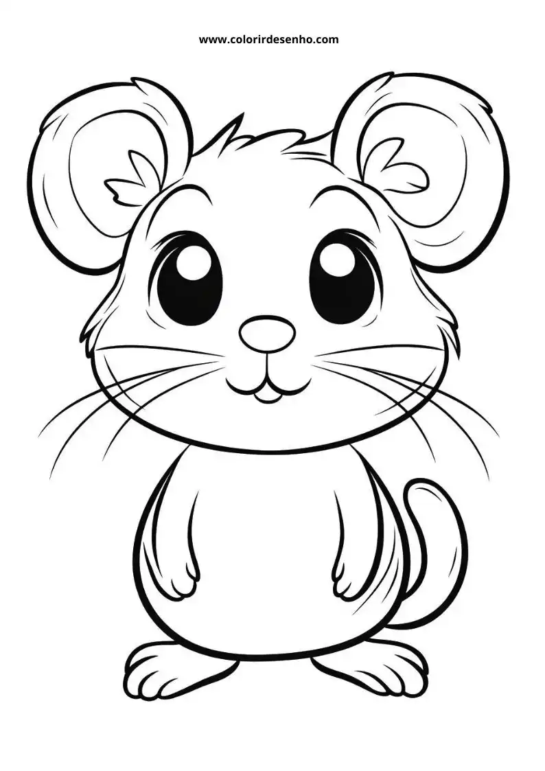 Free Mouse Coloring Pages Download 7