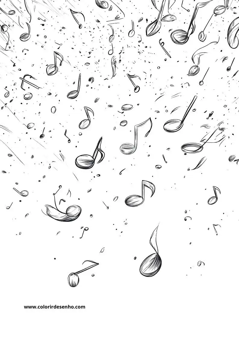 Free Music Coloring Pages Download 4