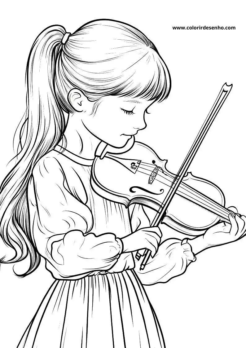 Free Music Coloring Pages Download 6