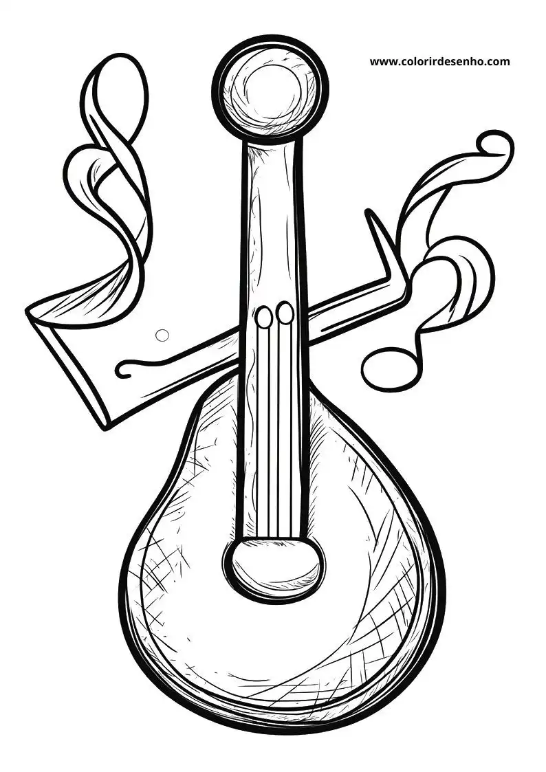 Free Music Coloring Pages Download 7