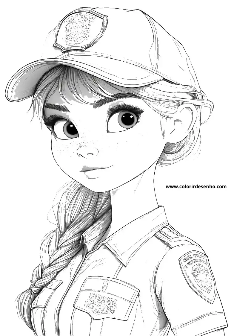 Free Police Coloring Pages Download 5