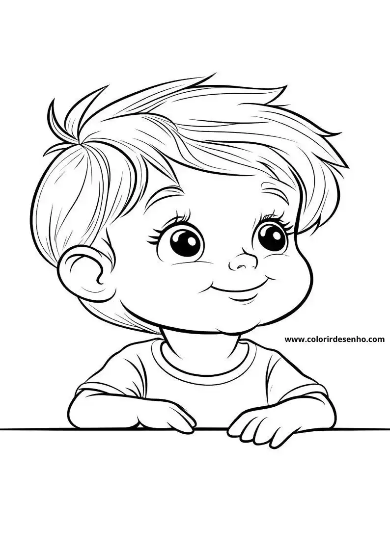 Free Printable Baby Coloring Pages in PDF 25