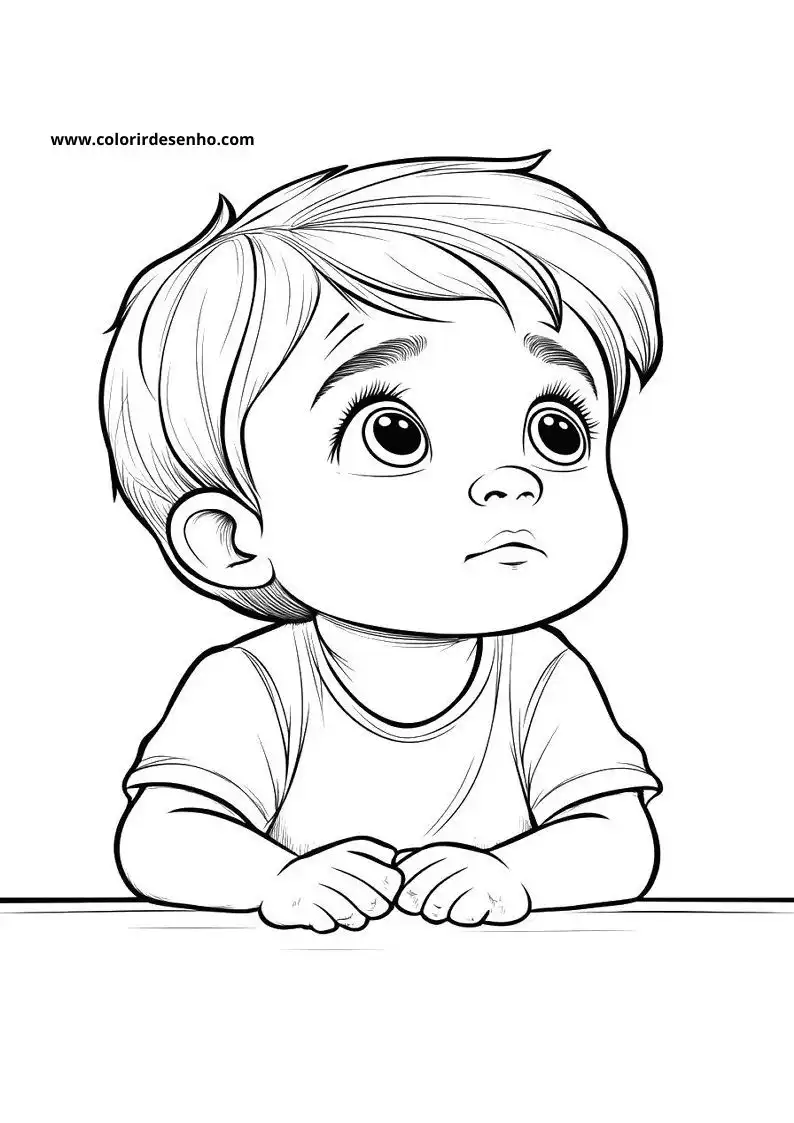 Free Printable Baby Coloring Pages in PDF 7