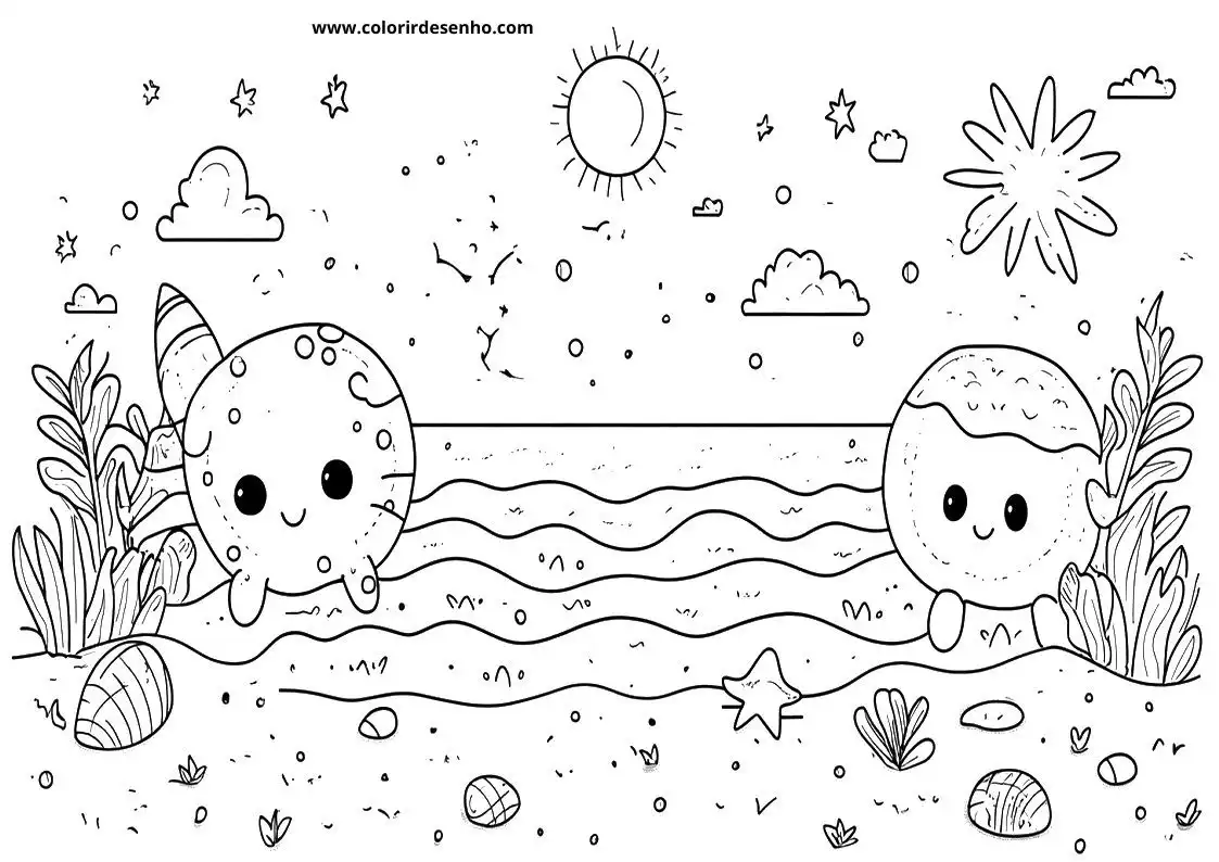 Free Printable Beach Coloring Sheets 5