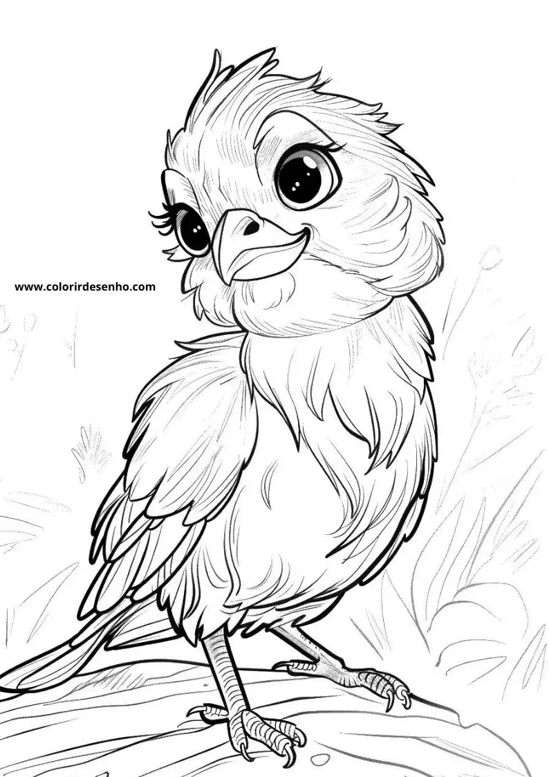 Free Printable Bird Coloring Pages in PDF 19