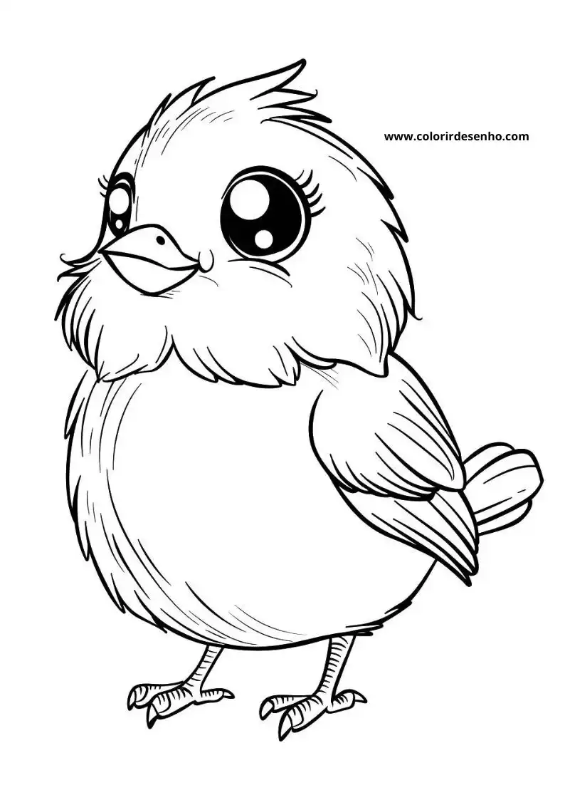 Free Printable Bird Coloring Pages in PDF 5
