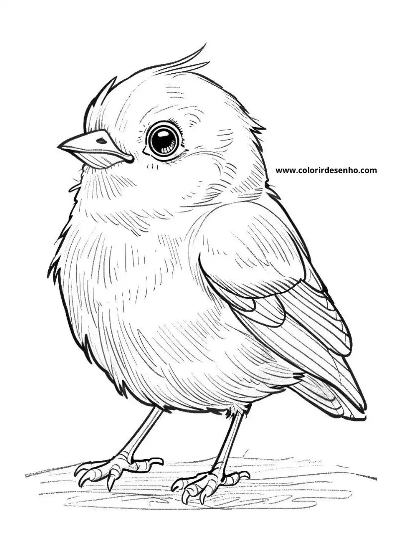 Free Printable Bird Coloring Pages in PDF 8
