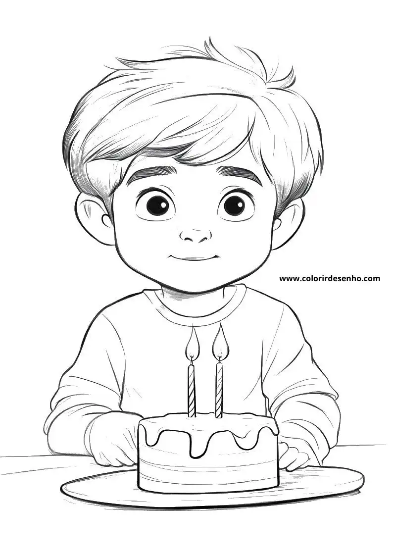Free Printable Birthday Coloring Pages in PDF 8