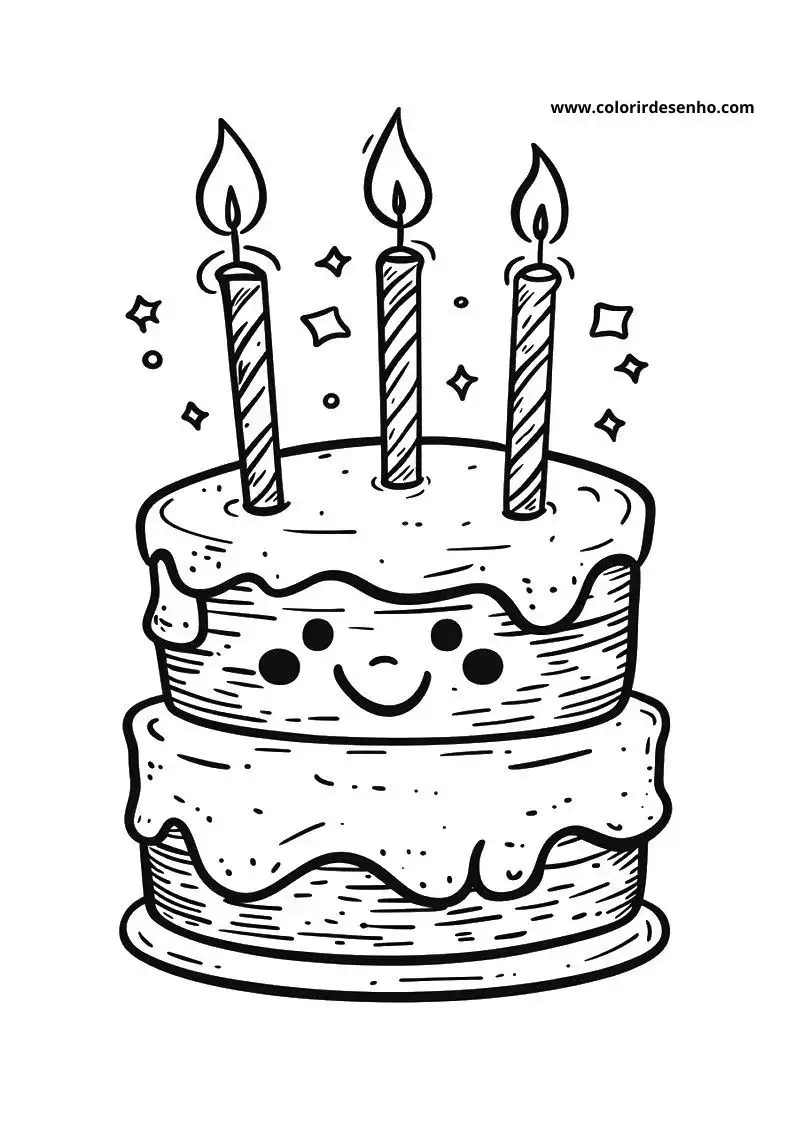 Free Printable Birthday Coloring Sheets 3