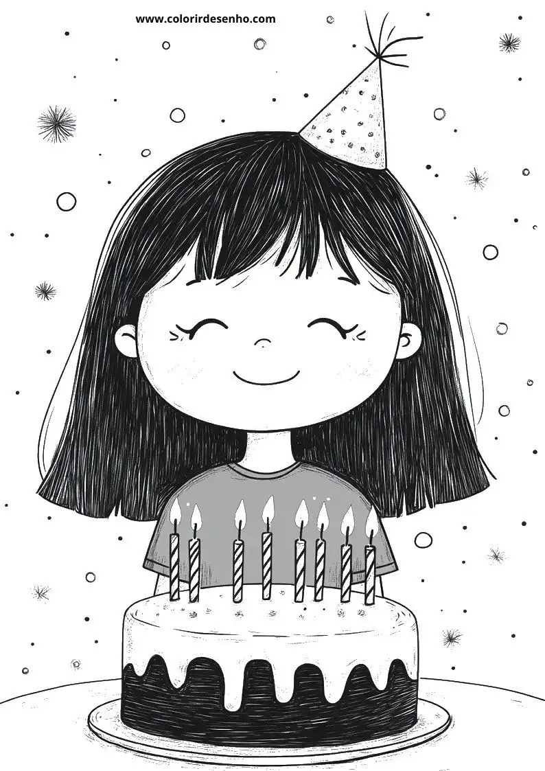 Free Printable Birthday Coloring Sheets 4