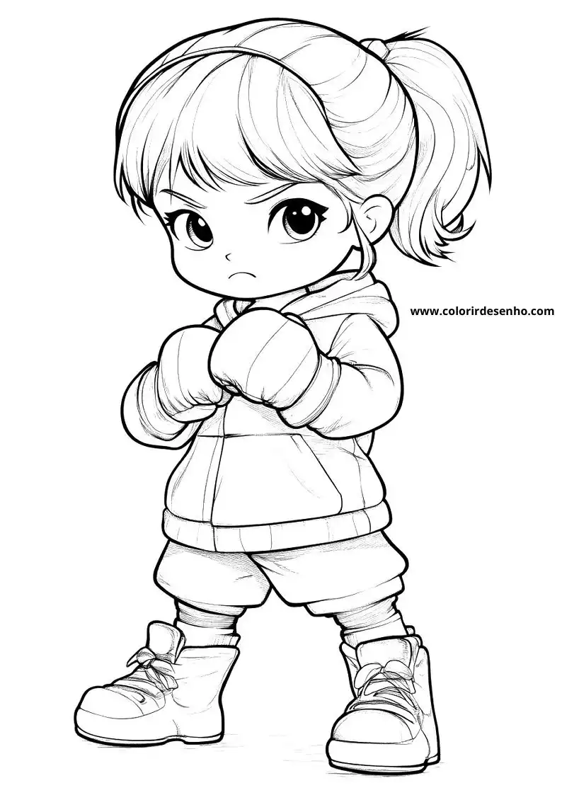 Free Printable Boxing Coloring Sheets 9