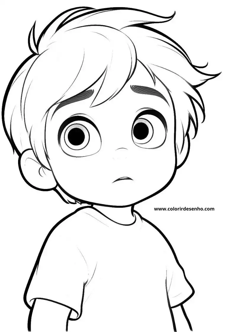Free Printable Boy Coloring Pages in PDF 9