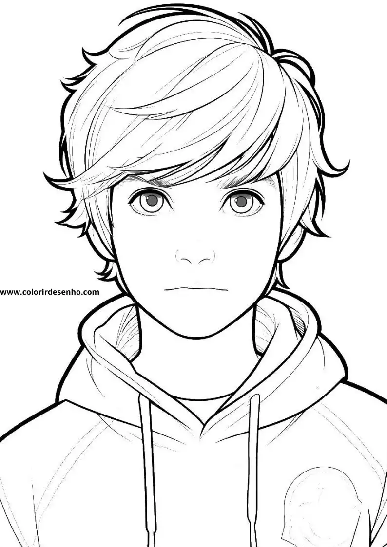 Free Printable Boy Coloring Sheets 4