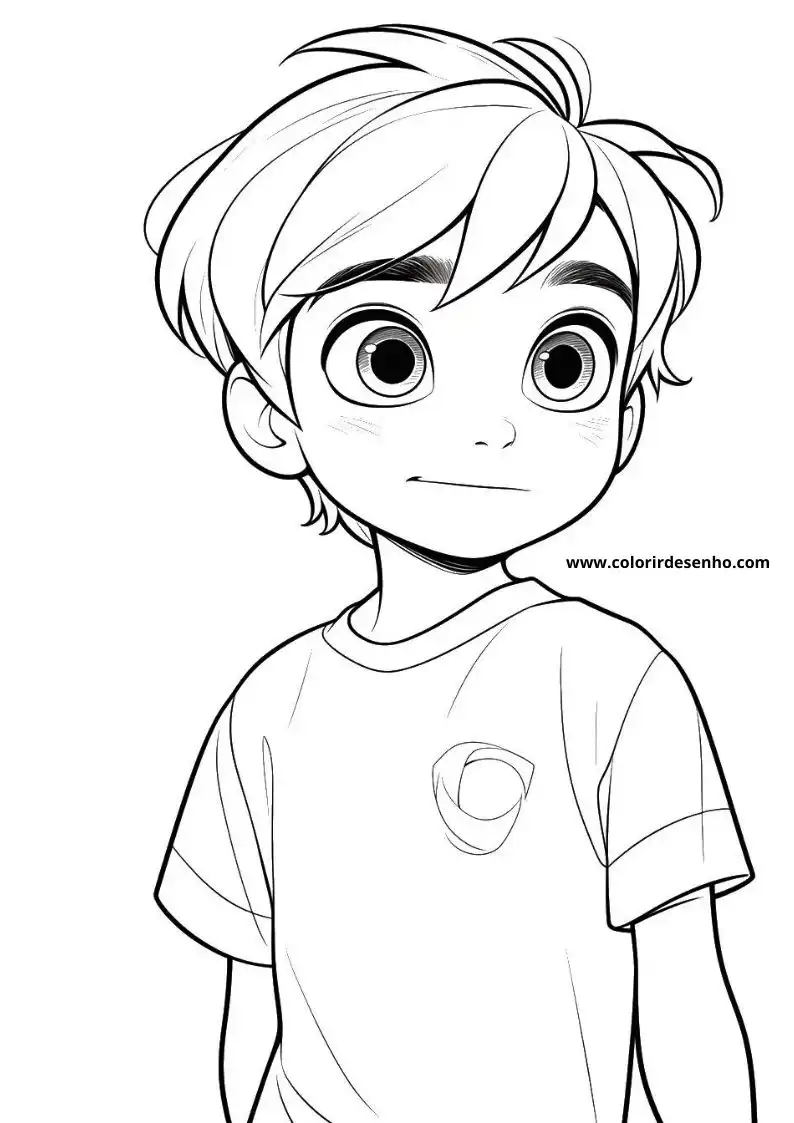 Free Printable Boy Coloring Sheets 5