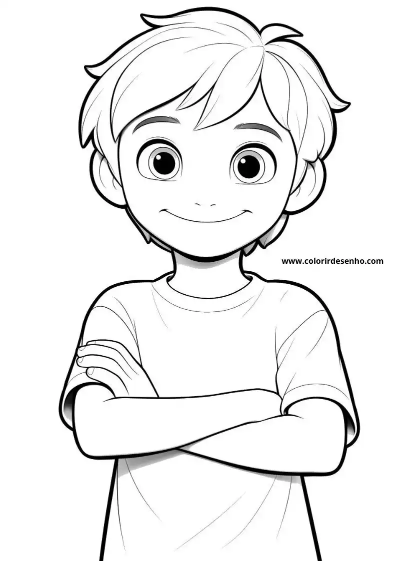 Free Printable Boy Coloring Sheets 9