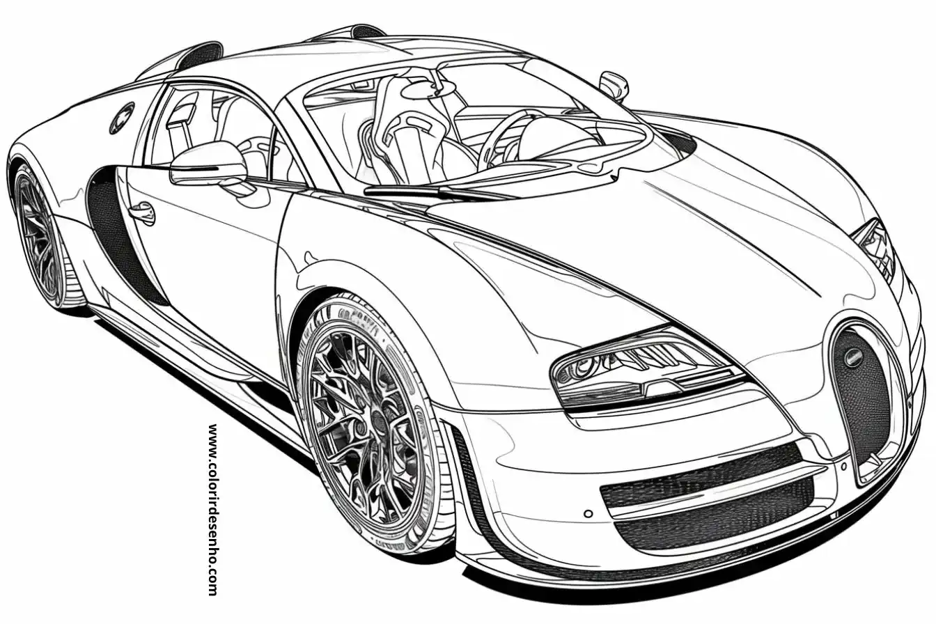 Free Printable Car Coloring Pages in PDF 12