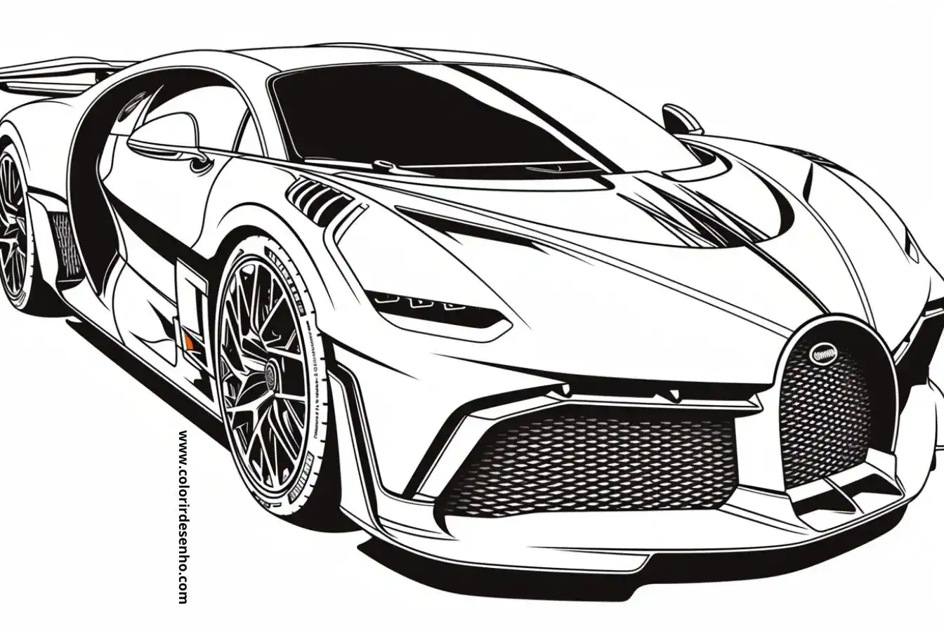 Free Printable Car Coloring Pages in PDF 3