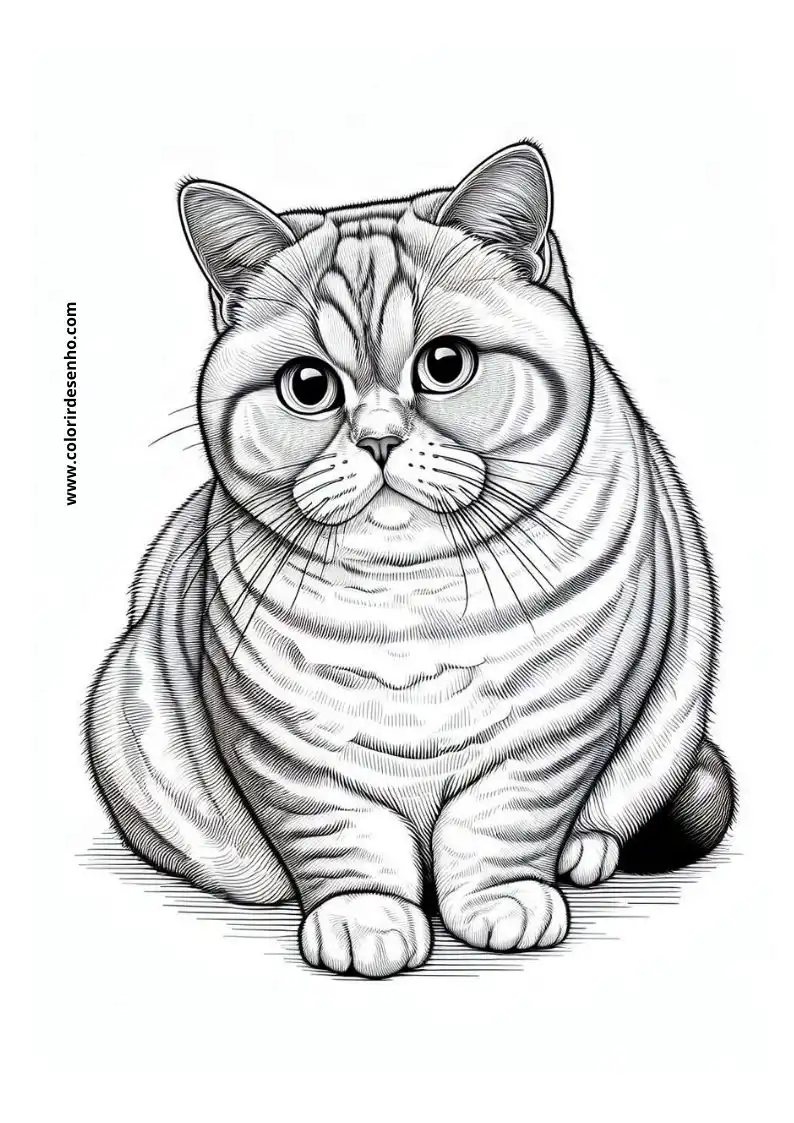 Free Printable Cats and kittens Coloring Pages in PDF 9
