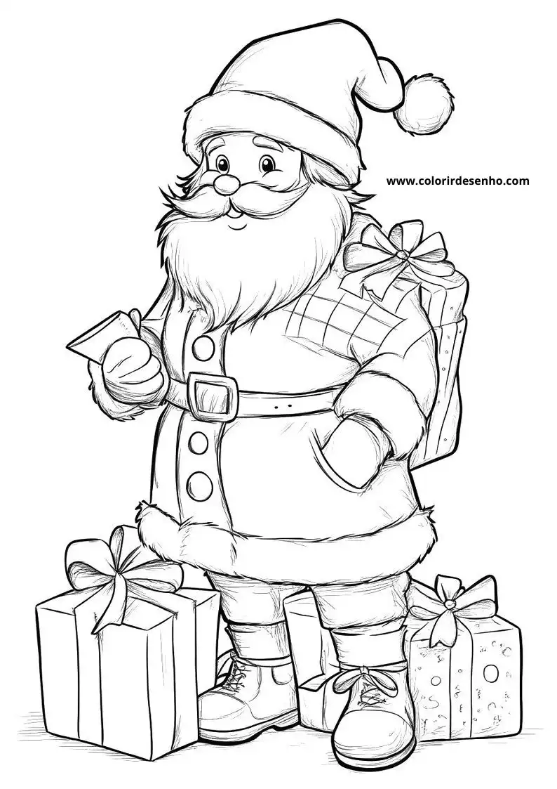 Free Printable Christmas Coloring Pages in PDF 13