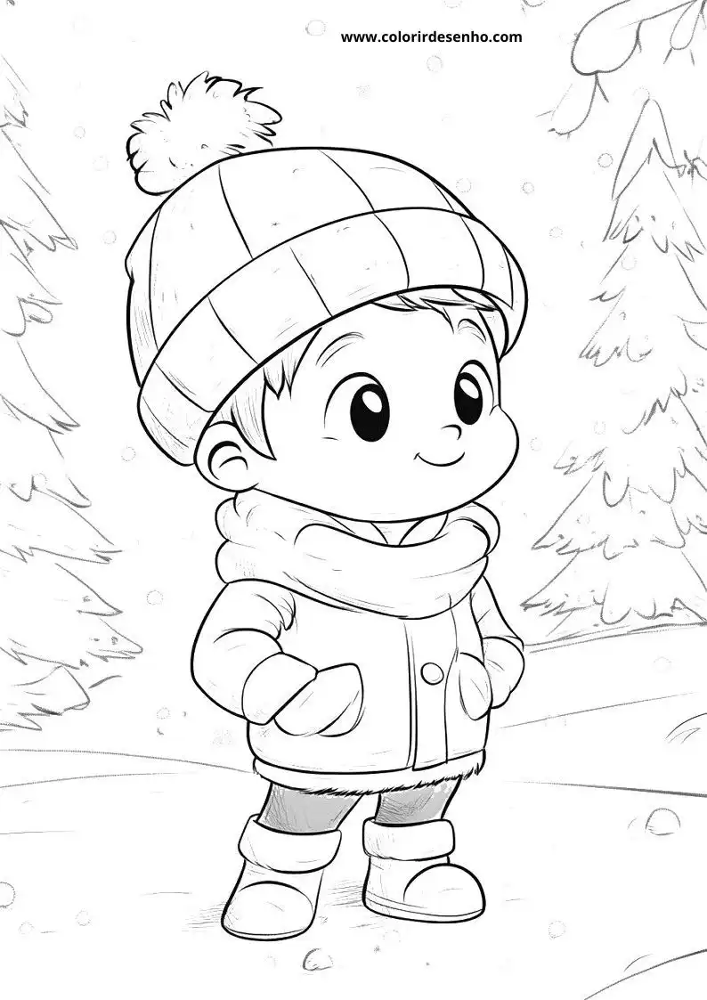 Free Printable Christmas Coloring Pages in PDF 22