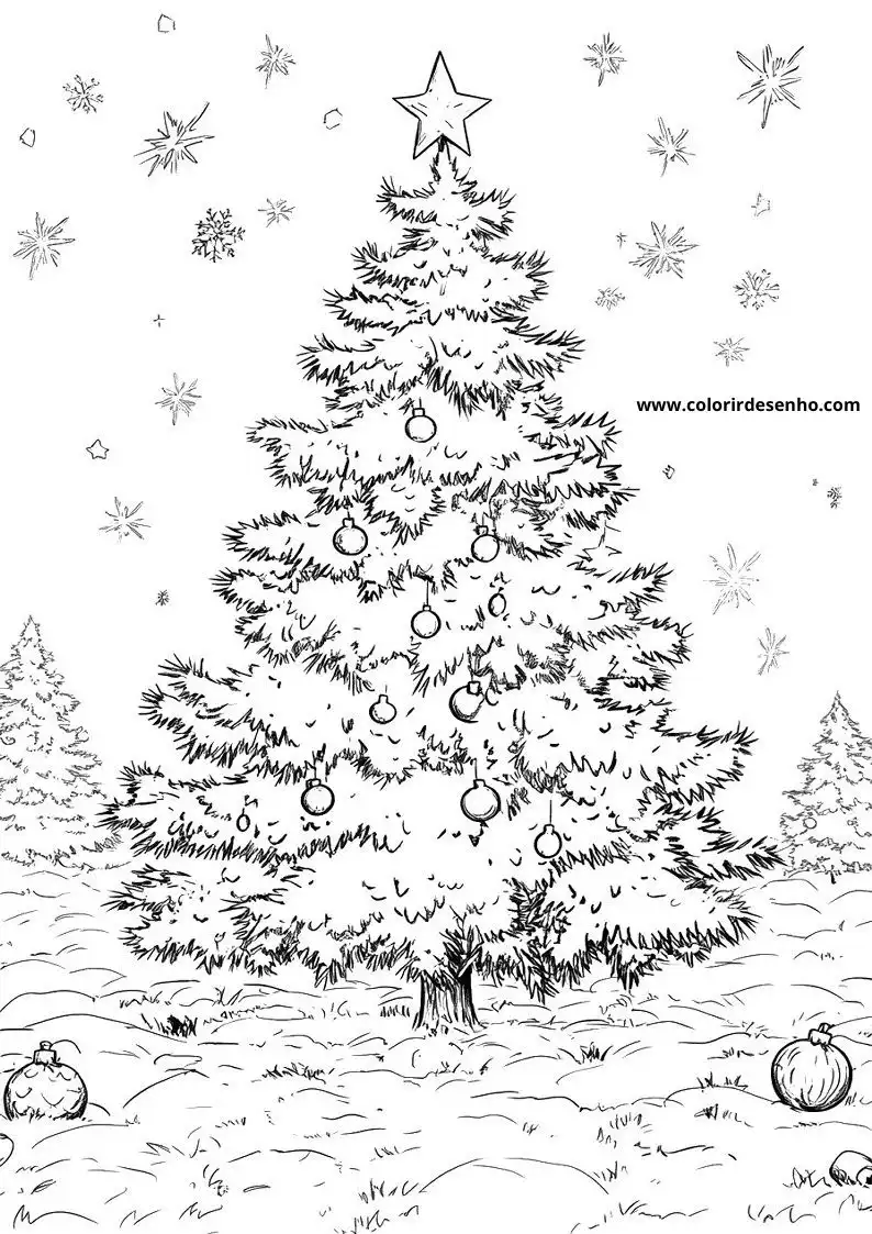 Free Printable Christmas Coloring Pages in PDF 25