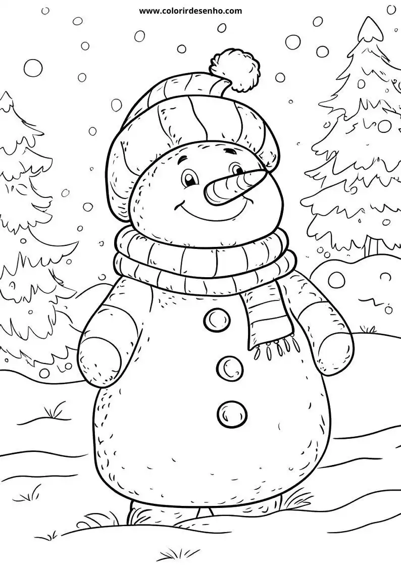 Free Printable Christmas Coloring Pages in PDF 3