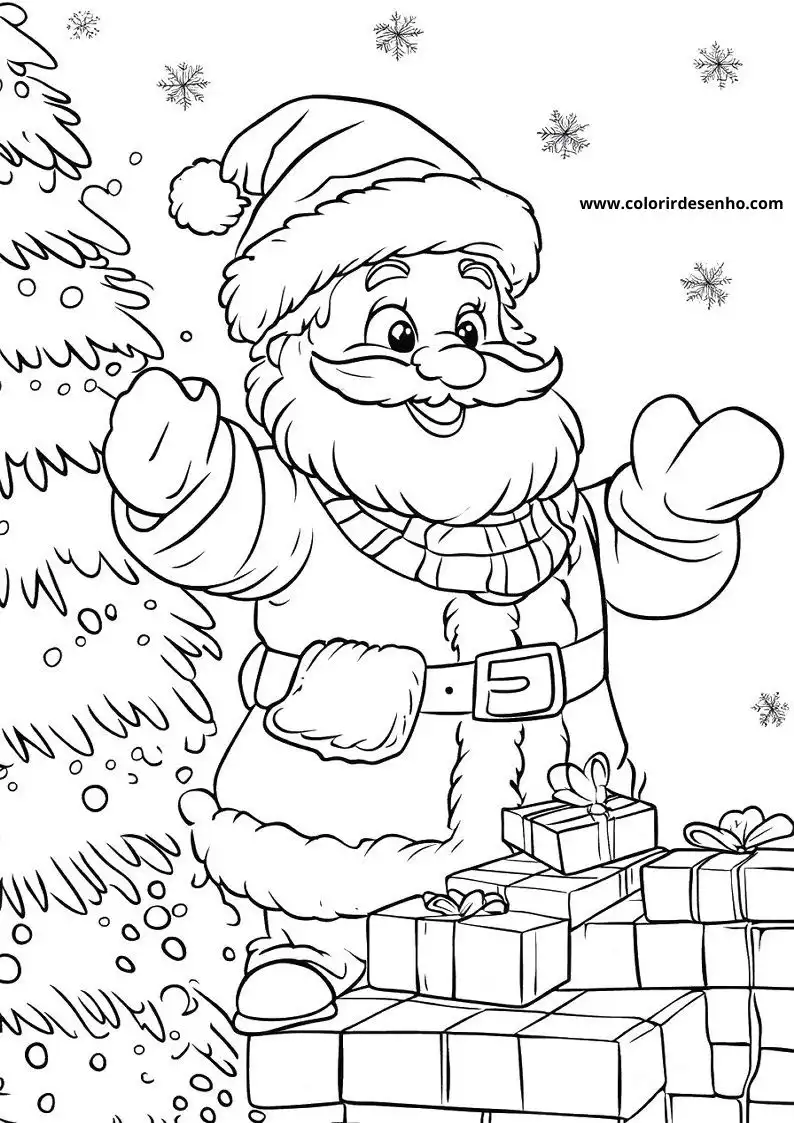 Free Printable Christmas Coloring Pages in PDF 4