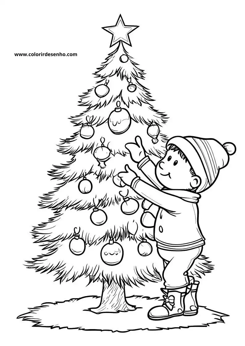 Free Printable Christmas Coloring Pages in PDF 5
